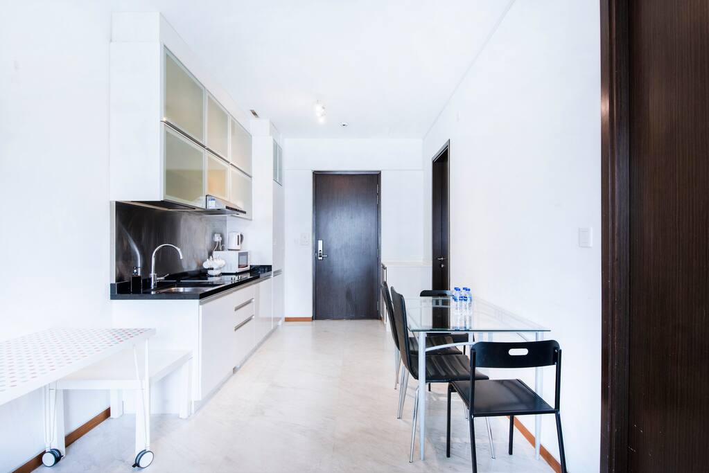Airy Living Hall with an open concept