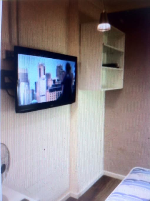 Bedroom and Plasma TV