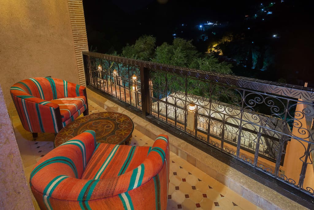 Terrasse Chambre Dar Ikalimo Ourika