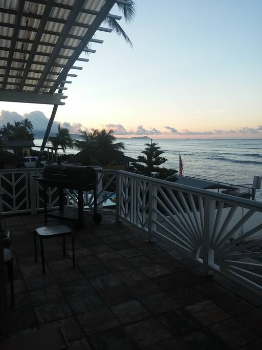 The view eastward at dawn