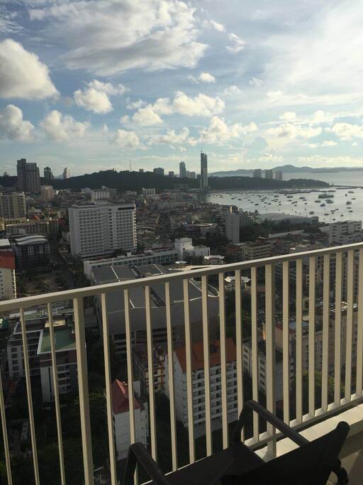 阳台上风景美丽