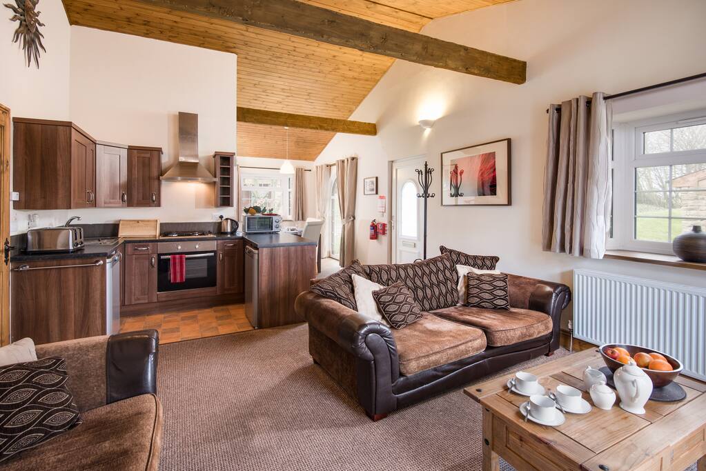 Living room Kitchen