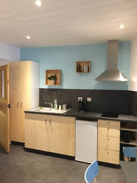 Close to 3 valleys, Moutiers, Brides. Skiing, biking