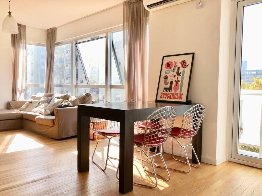 Living room and dinning area