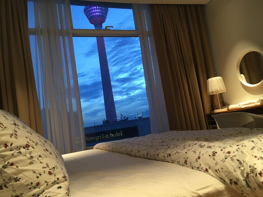 Spectacular view from our master bedroom