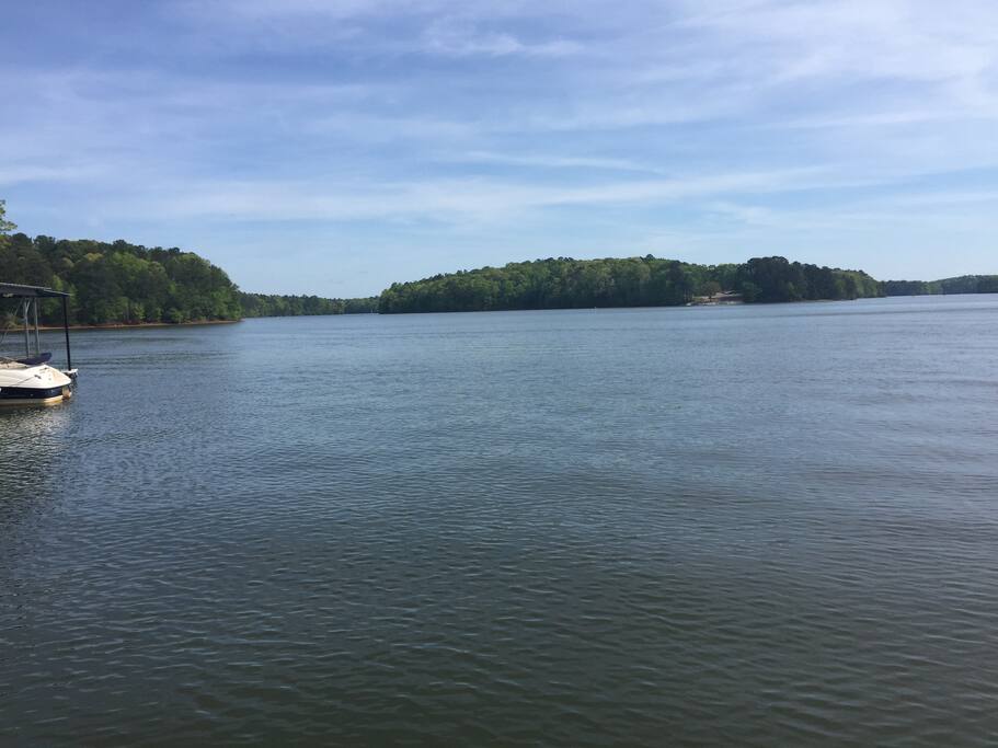 View of lake from Dock