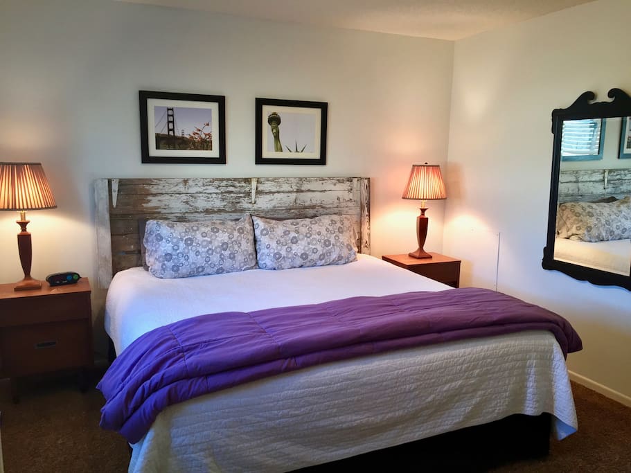 Master Bedroom w/ King size bed.