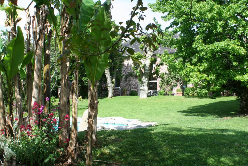 ... et vue du jardin...