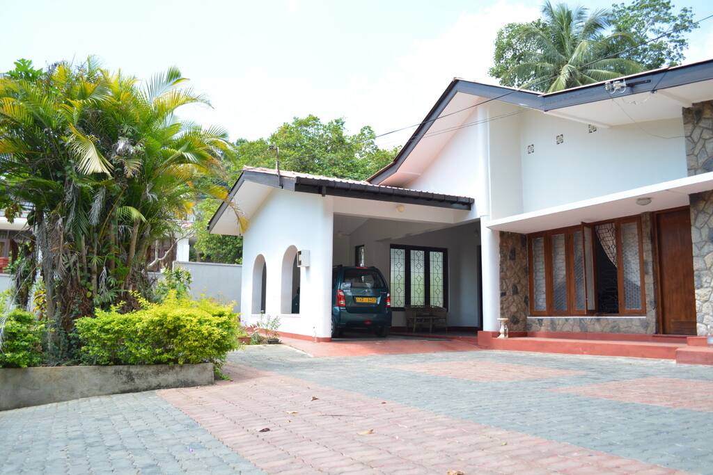 View from driveway