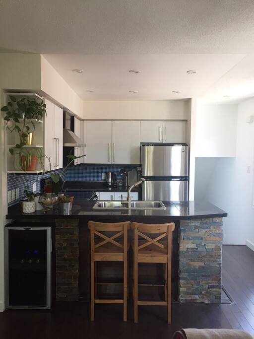 Full Kitchen including over + microwave.