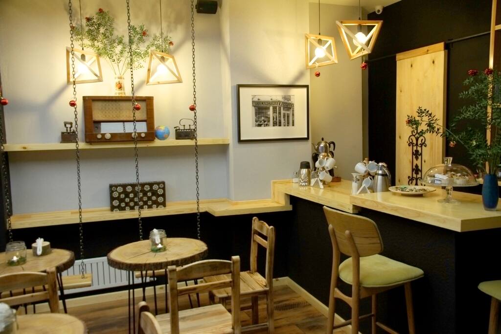 cafe in the hostel
