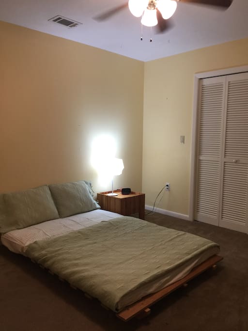 Centrally air-conditioned accommodation with a ceiling fan!