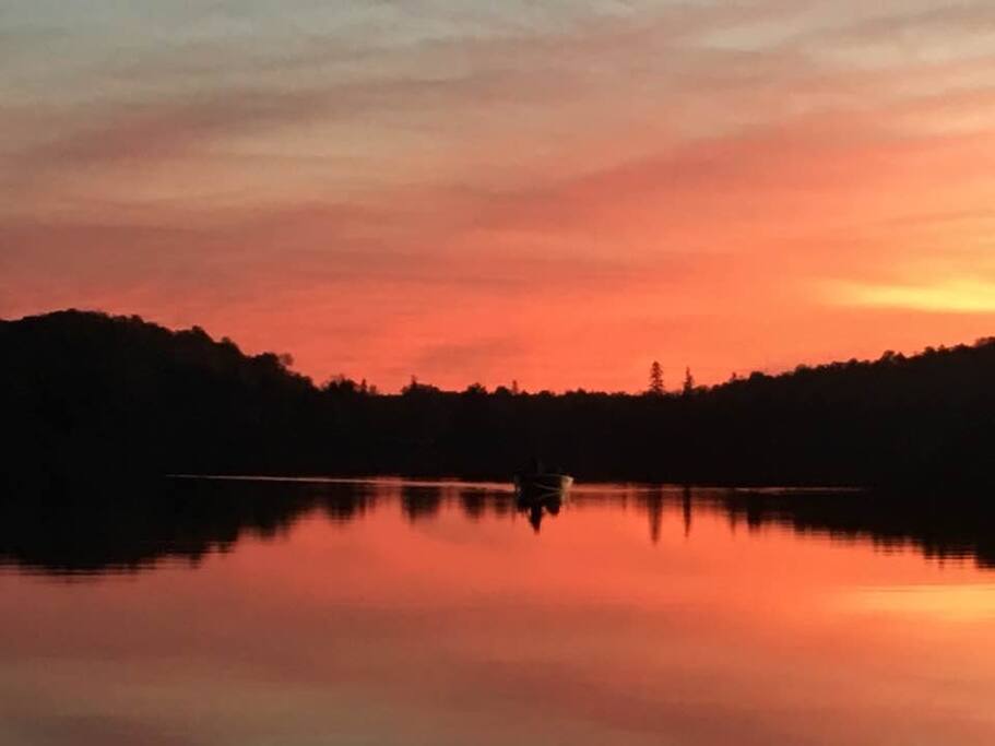 Sunset (from paddleboat)