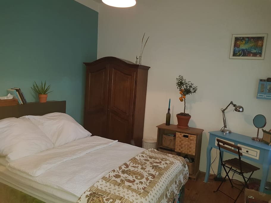 Schlafzimmer - Perspektive Eingang
