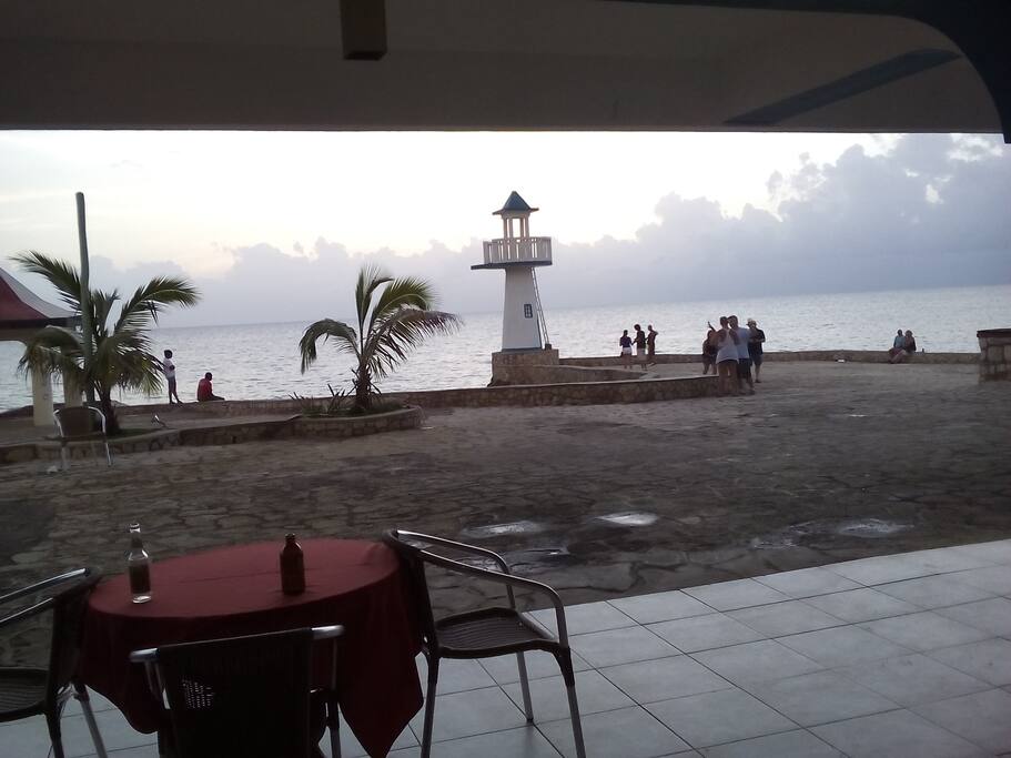 Spectacular view from the restaurant