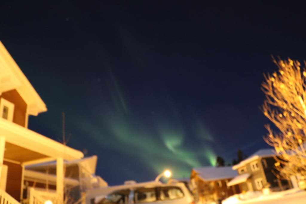 Aurora seen from our front yard