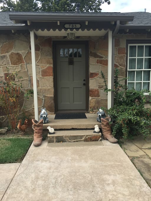 Your own private entry way to your bedroom.