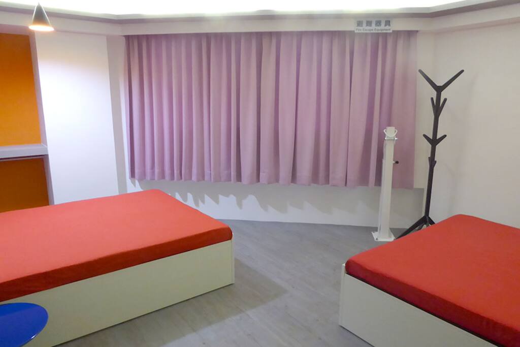 Curtain and Clothes Tree