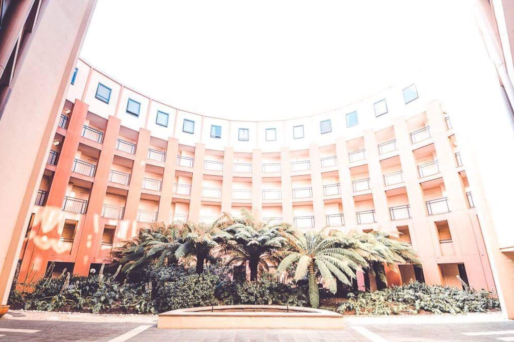 The Forum main outdoor courtyard