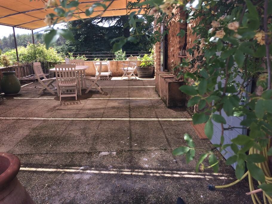 la terrasse privée