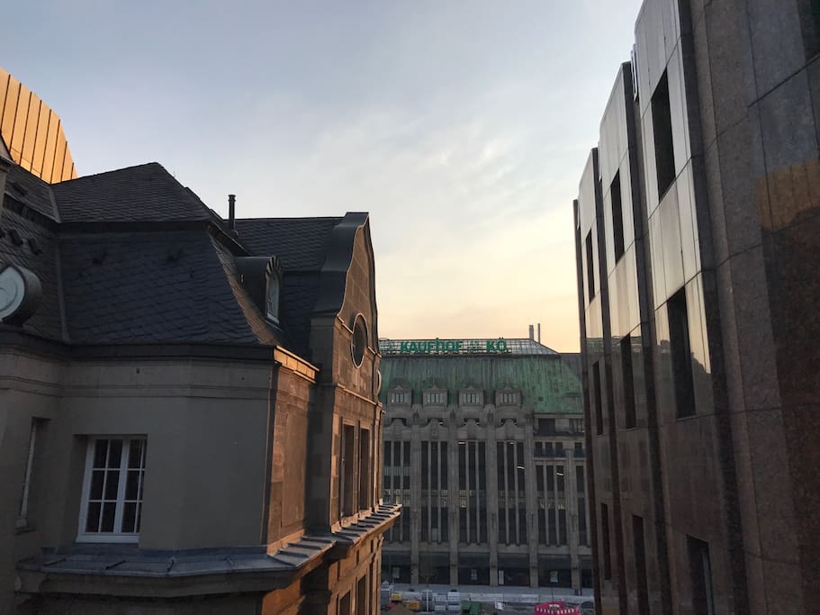 Aussicht vom Balkon