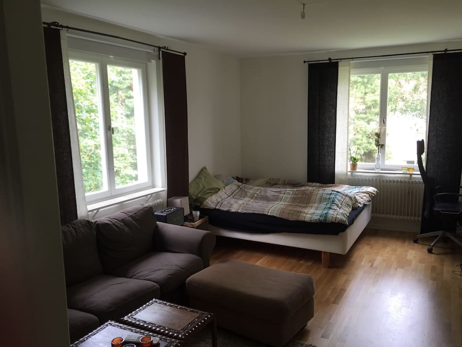 Bed for 2 plus a couch for one