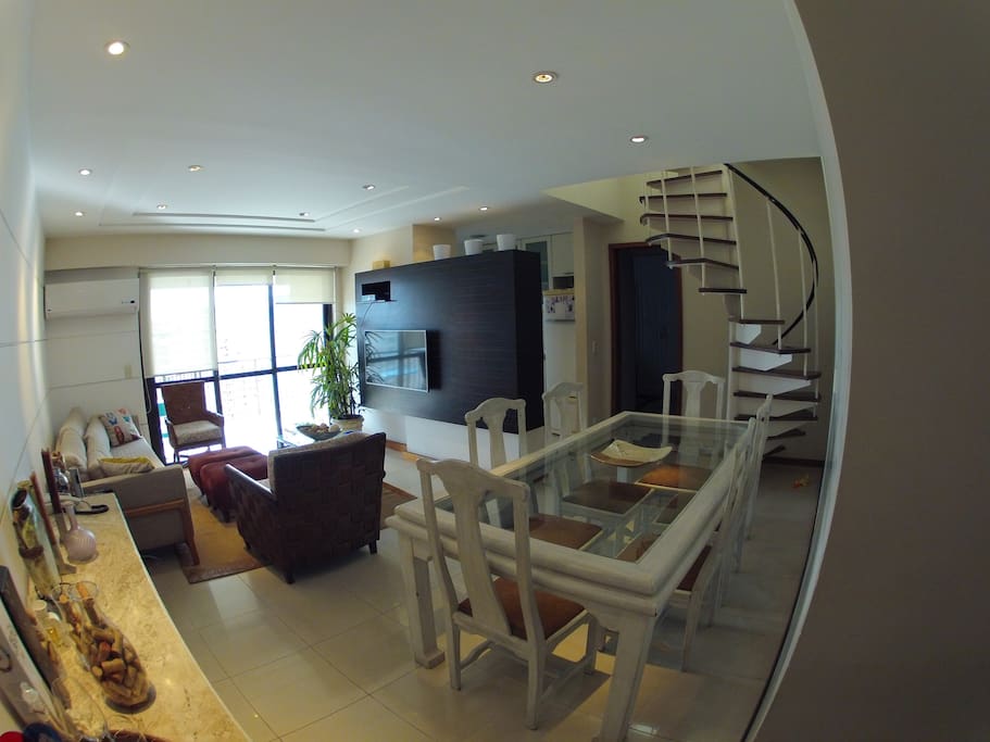living room and dinning room