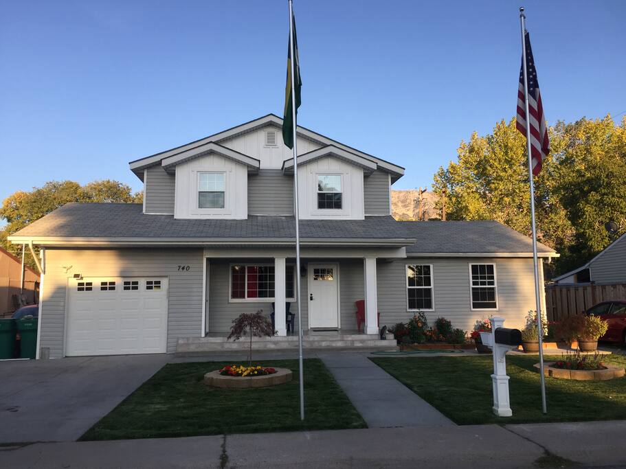 Recently expanded/rebuilt home.