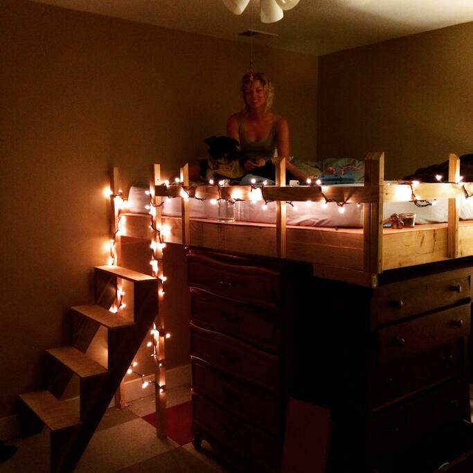 King size loft bed!