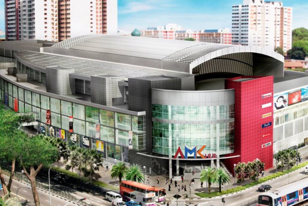 Giant mall across the metro station