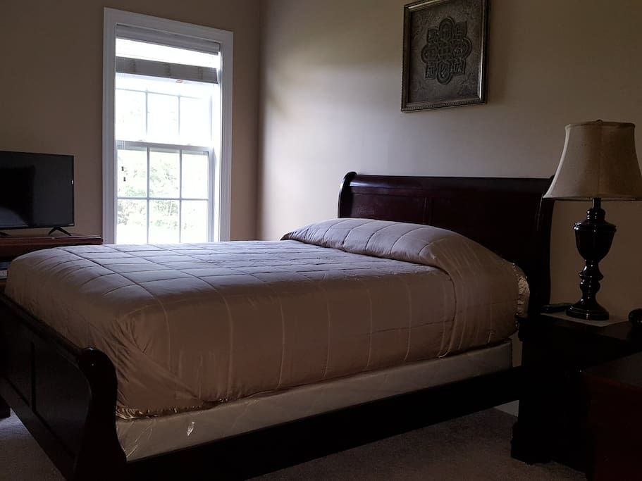 Bedroom with window view