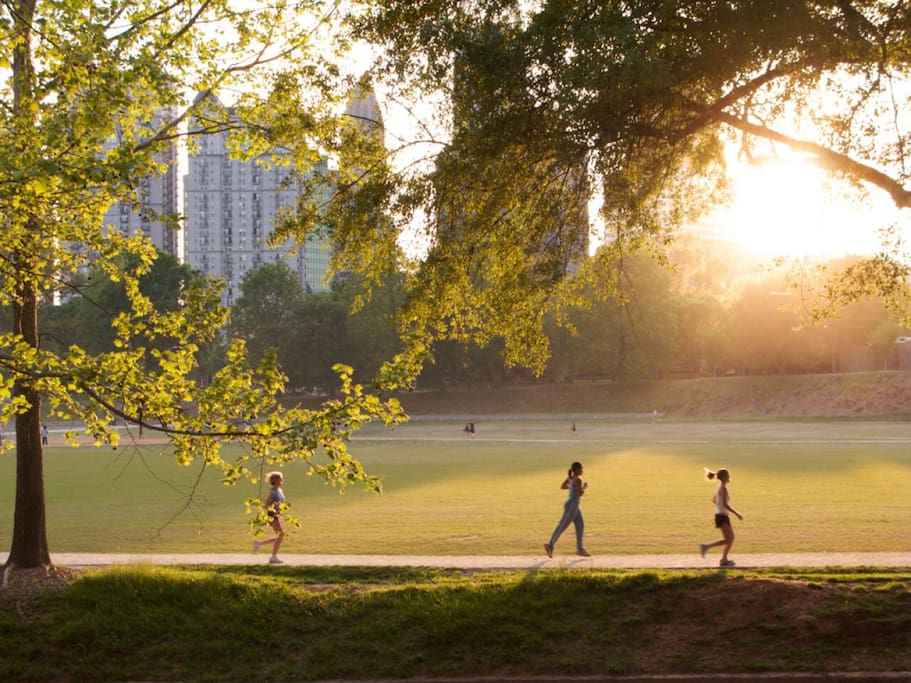Piedmont Park oval sports and fields