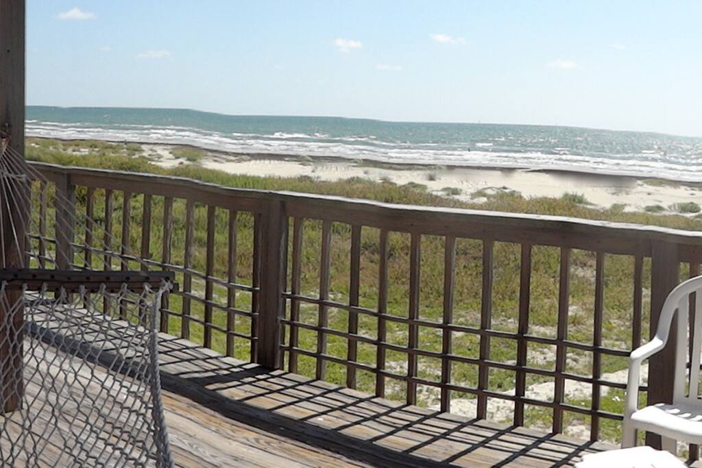 front row view from wraparound enclosed deck