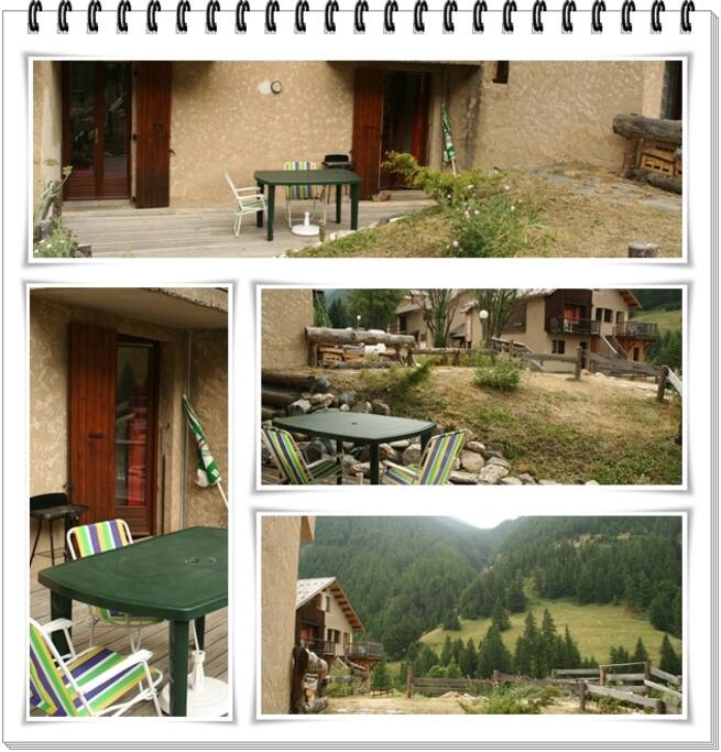 Vue extérieure de l'accès principal