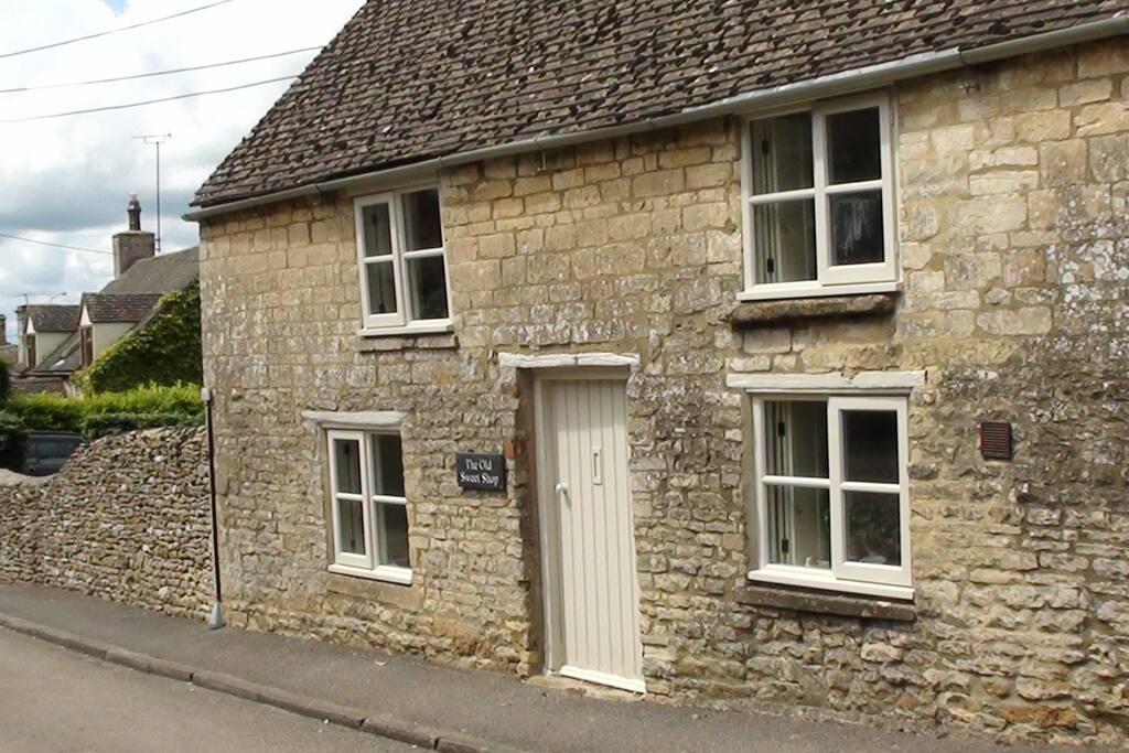 Side view of cottage