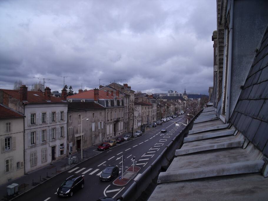 la vue depuis la fenêtre de la chambre