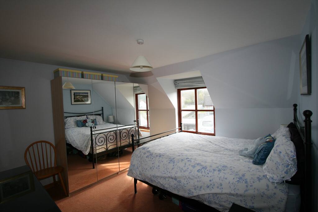 This room has on-suite bathroom with shower.