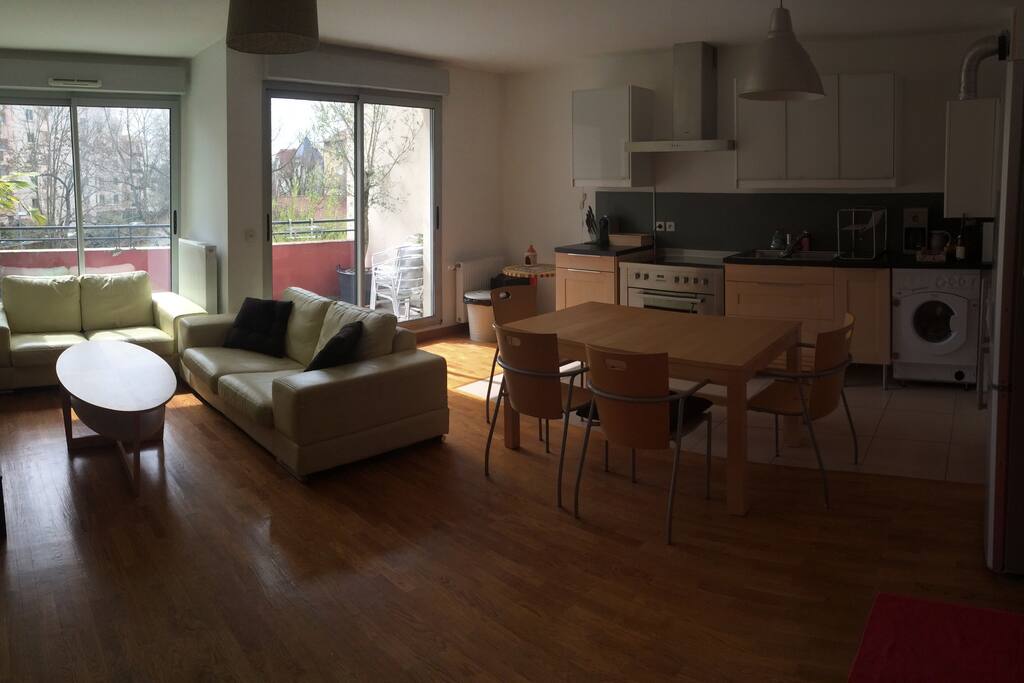 Salon séjour cuisine