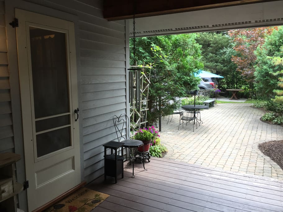 Entrance from the Patio