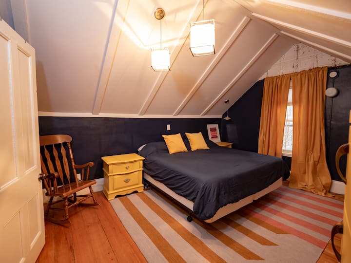 Master bedroom with king bed