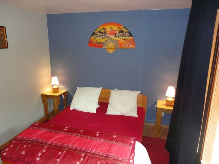 Main bedroom with king sized bed