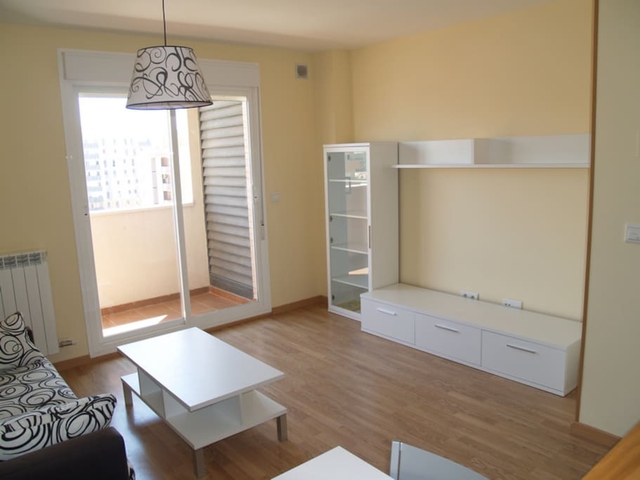 Sala de estar y terraza