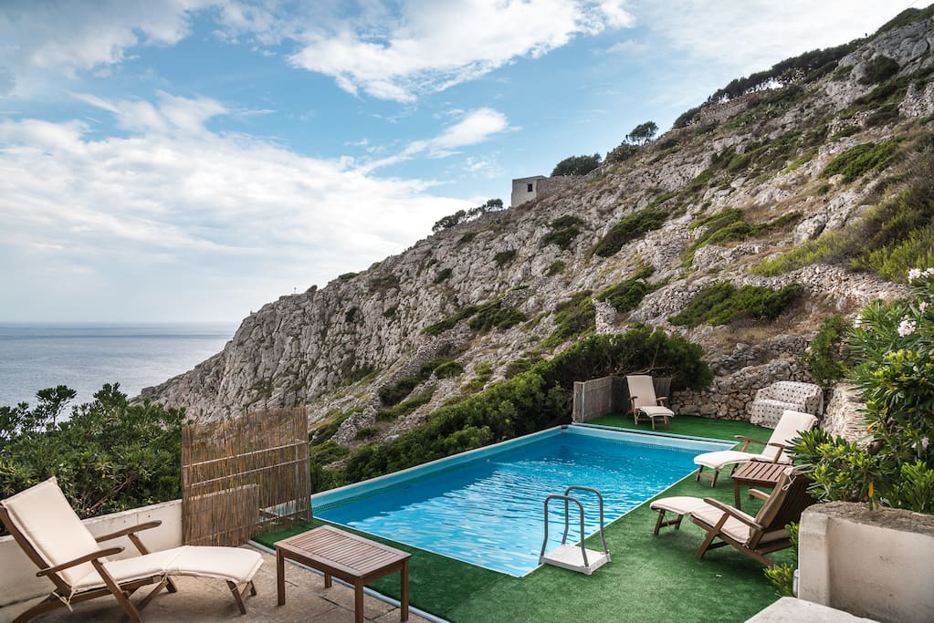Villa sul mare con piscina, Salento - Case nella roccia in ...