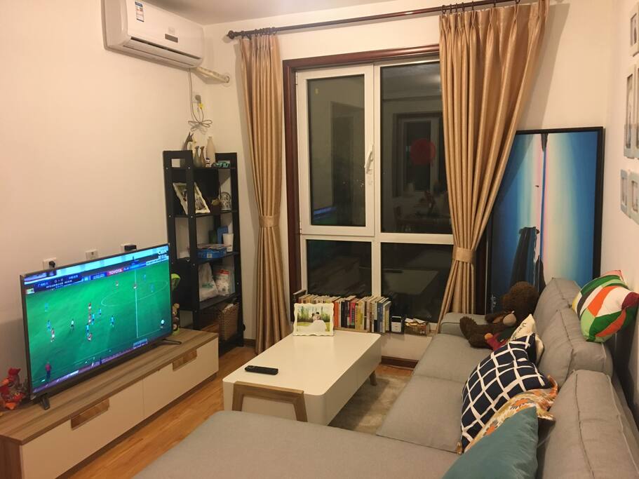 客厅有个大电视