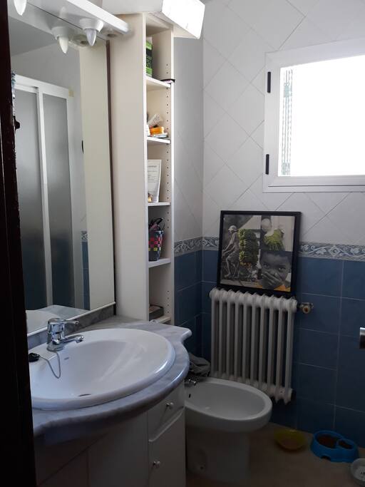 1 baño con ducha que compartiremos si es necesario (hay otro)