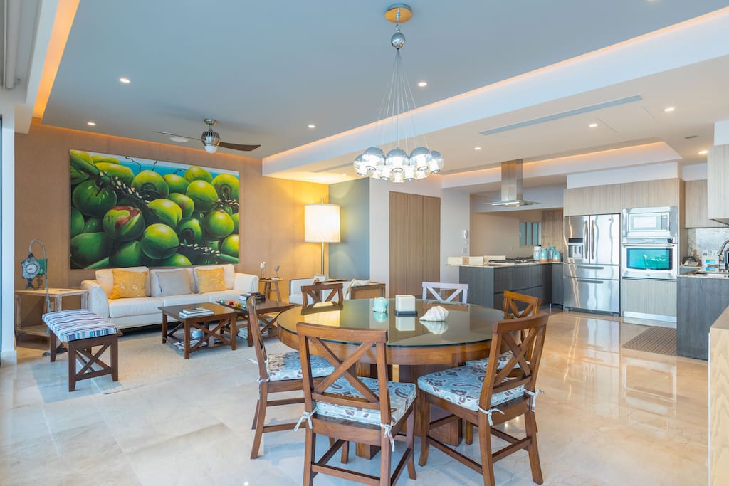 Living and dining area