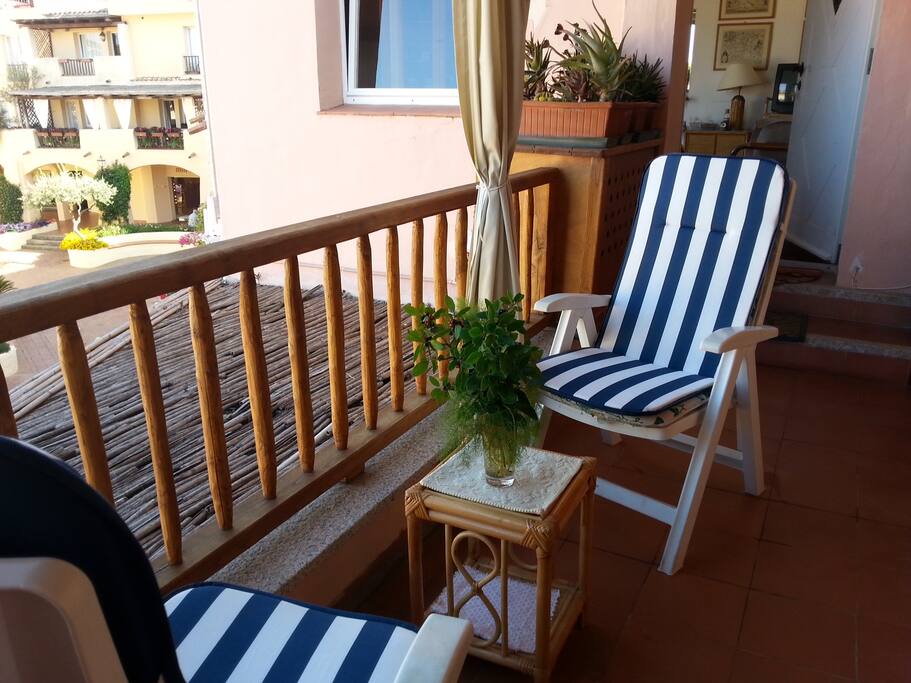 The terrace