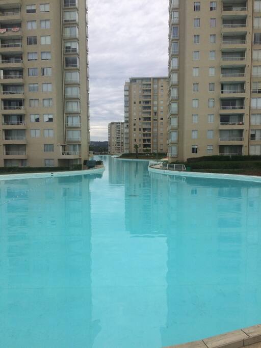 Laguna para embarcaciones livianas