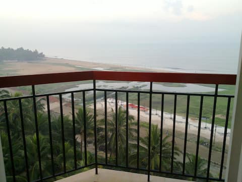 Furnished beach flat.. sleeps 4
