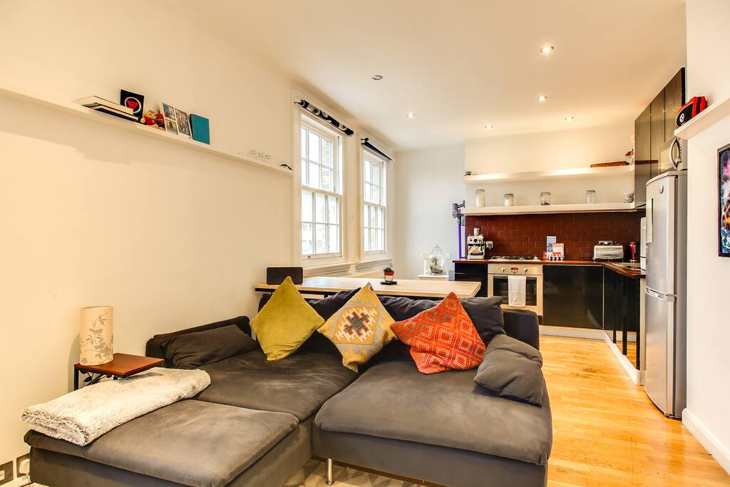 The living area.